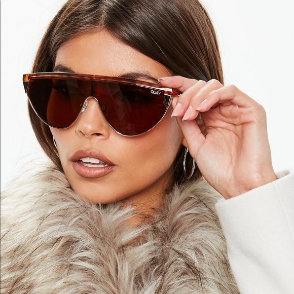 NWT Quay Australia Goldie shield 80’s orange/tort - Picture 7 of 7